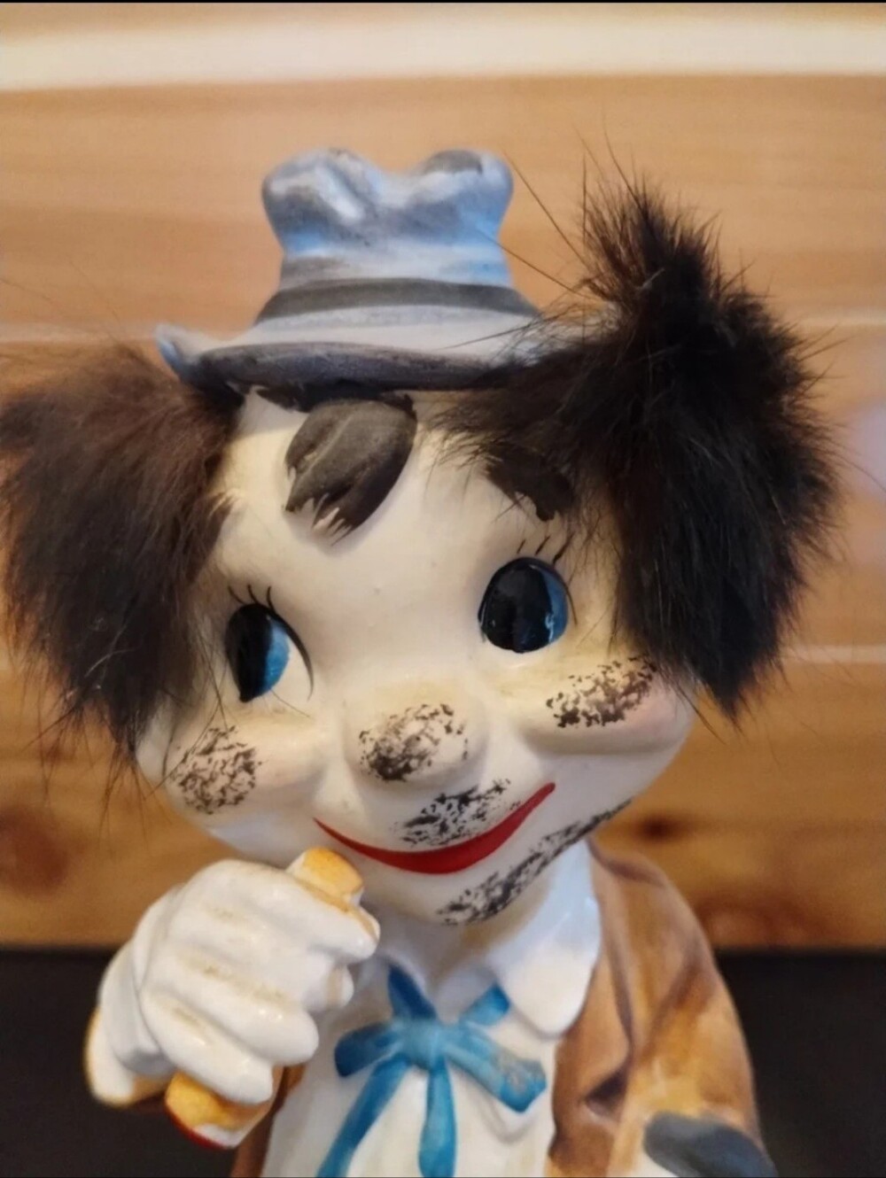 Vintage Ceramic Clown Tilso Hobo Clown 9inch Tall